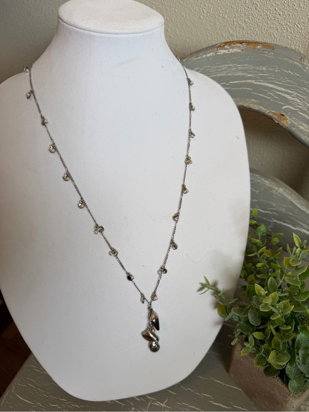 Kirks Folly Silver-tone Pendant Necklace with Sparkling Accents